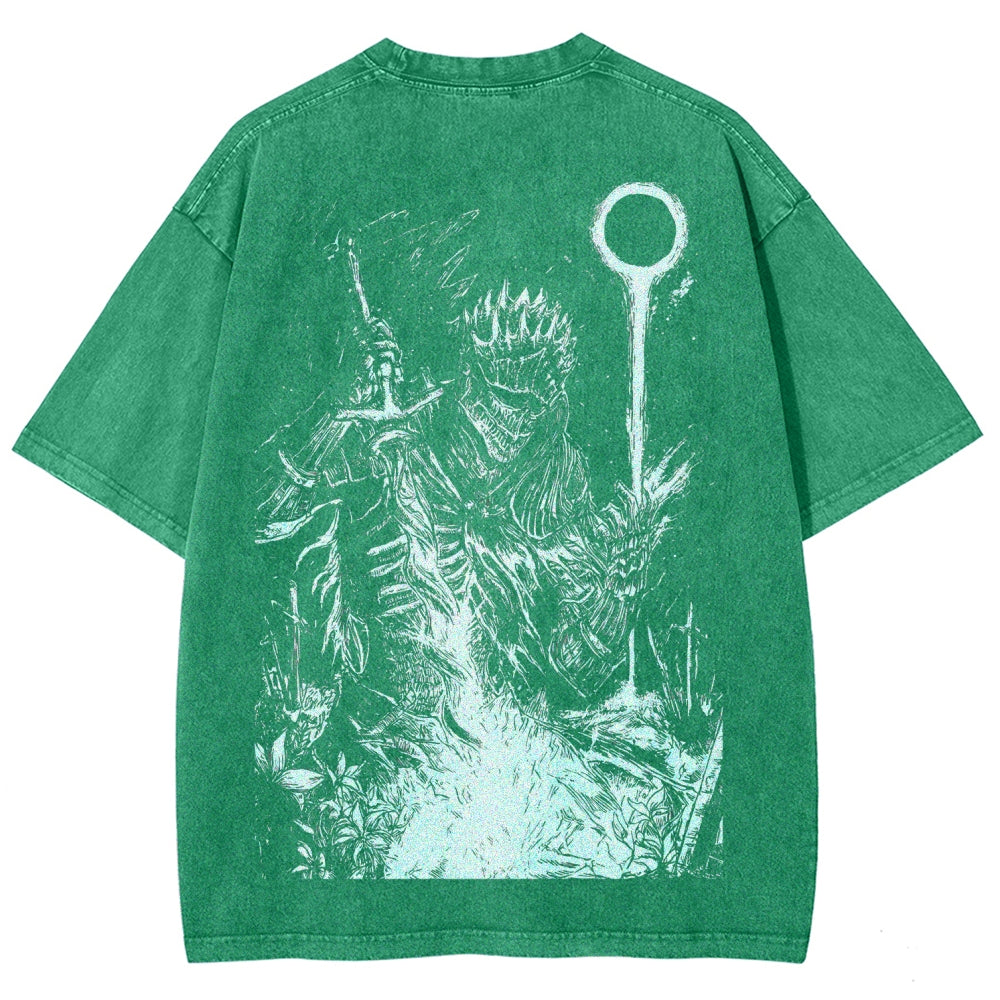 Dark Souls Unisex Fit Washed T-Shirt 2509001592
