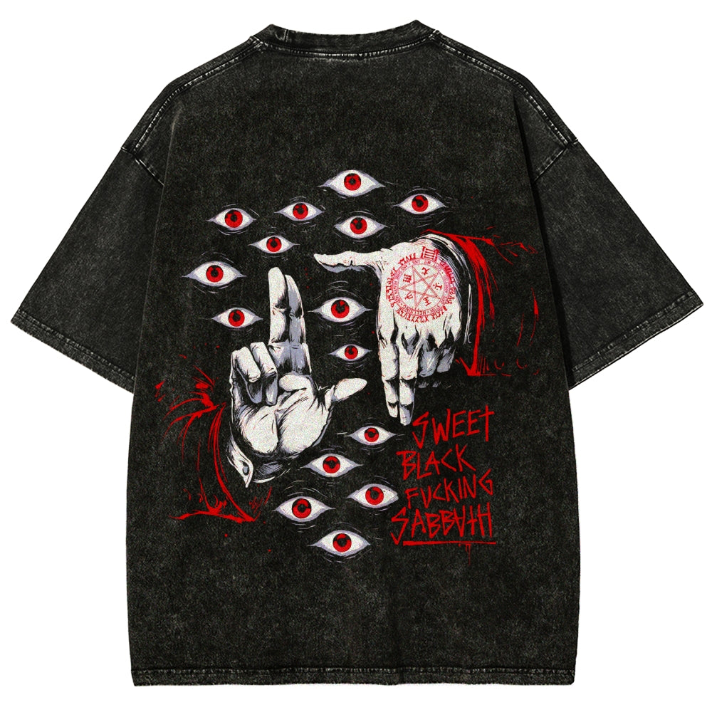 Hellsing Unisex Fit Washed T-Shirt 2509006202