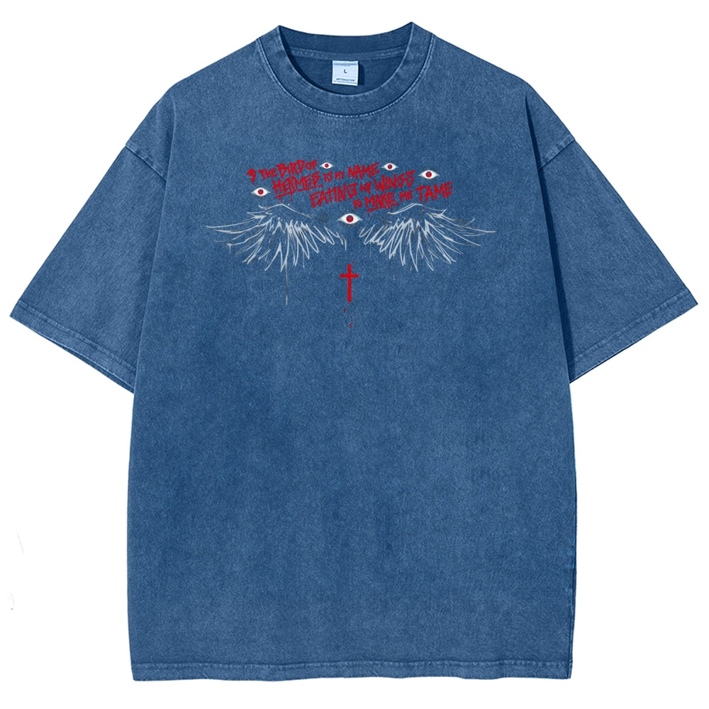 Hellsing Unisex Fit Washed T-Shirt 2509006202