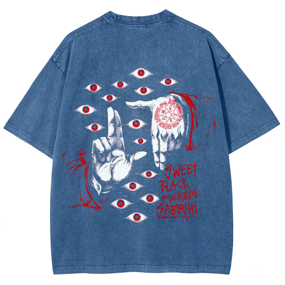 Hellsing Unisex Fit Washed T-Shirt 2509006202