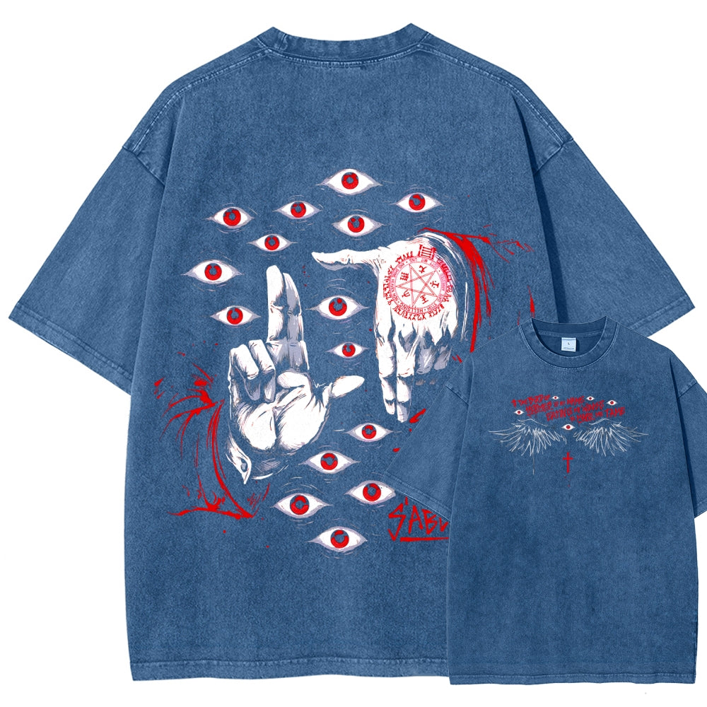 Hellsing Unisex Fit Washed T-Shirt 2509006202