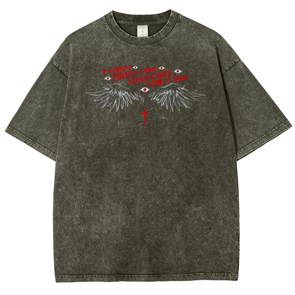 Hellsing Unisex Fit Washed T-Shirt 2509006202