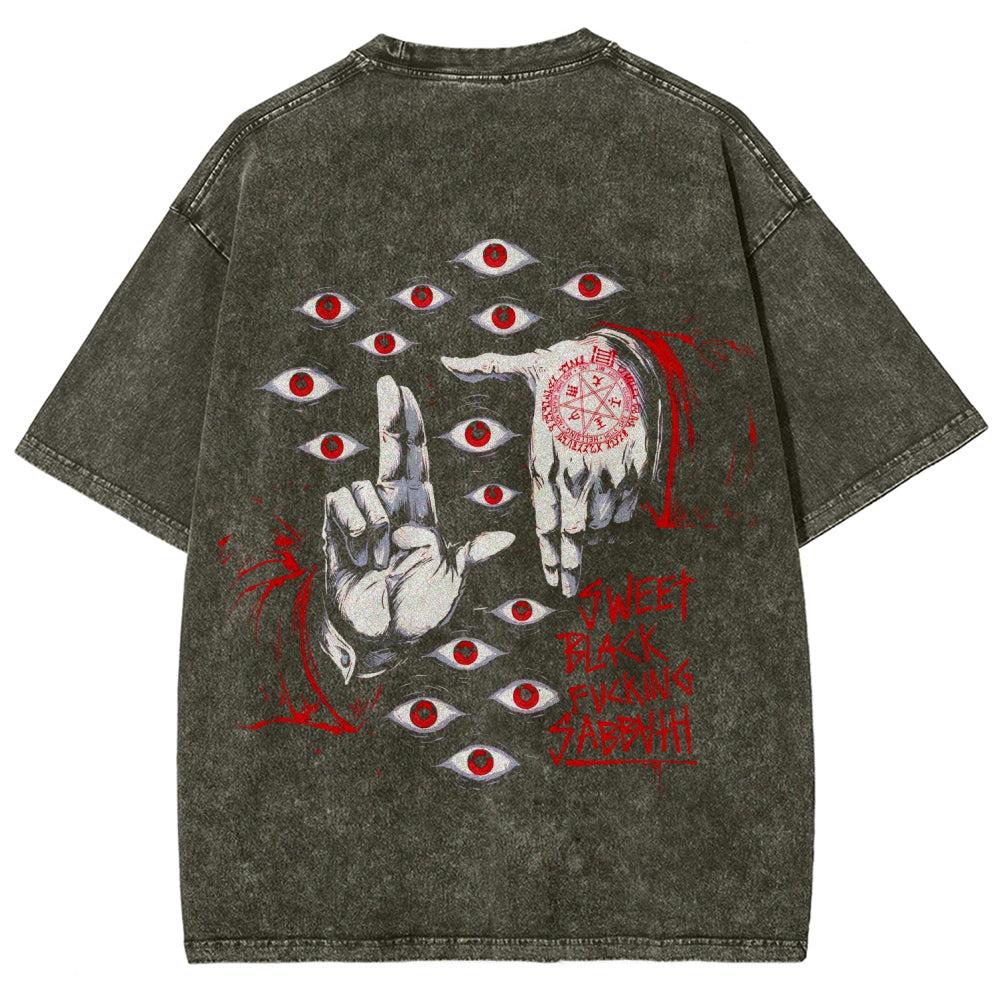 Hellsing Unisex Fit Washed T-Shirt 2509006202