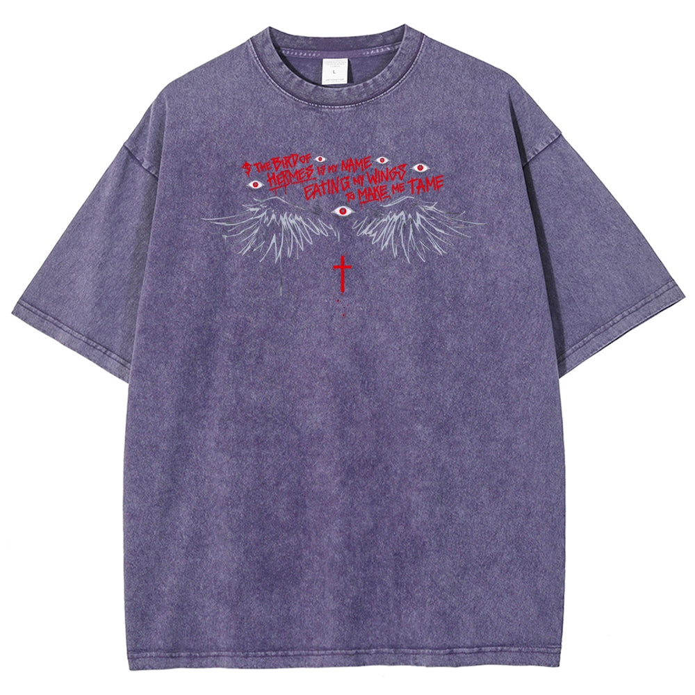 Hellsing Unisex Fit Washed T-Shirt 2509006202