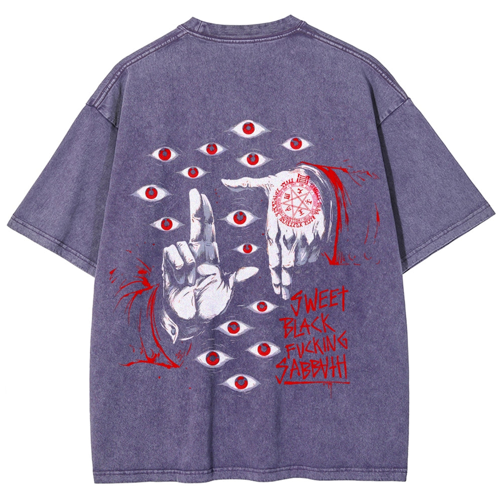 Hellsing Unisex Fit Washed T-Shirt 2509006202