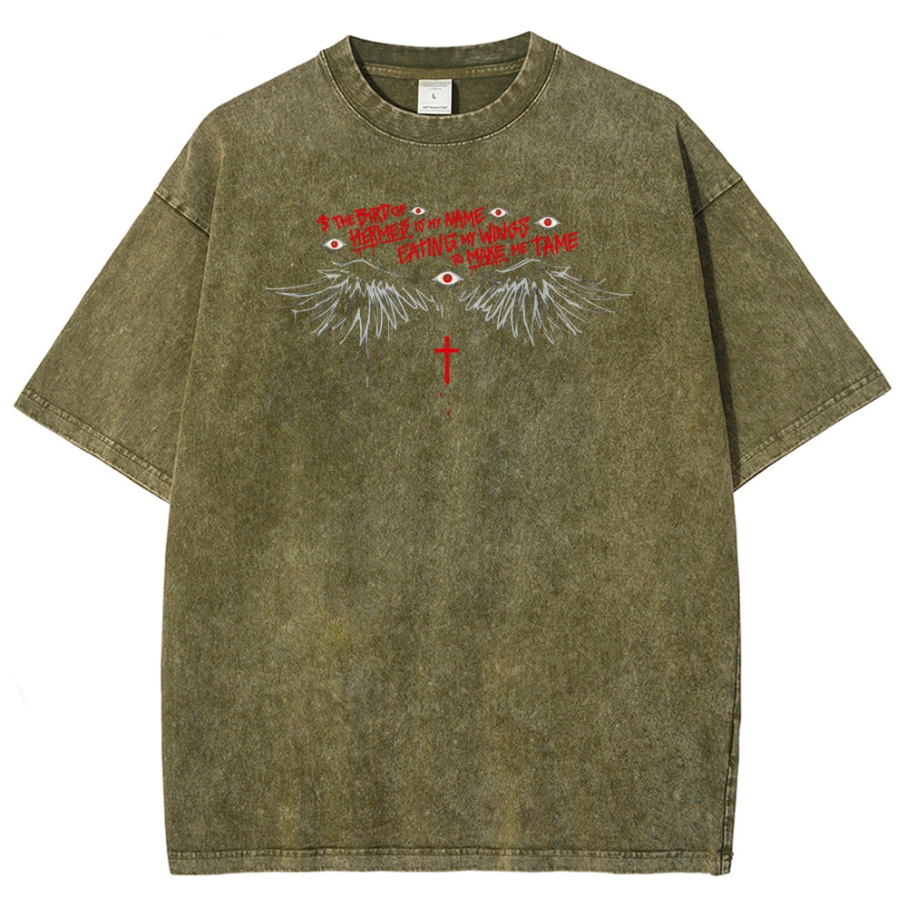 Hellsing Unisex Fit Washed T-Shirt 2509006202