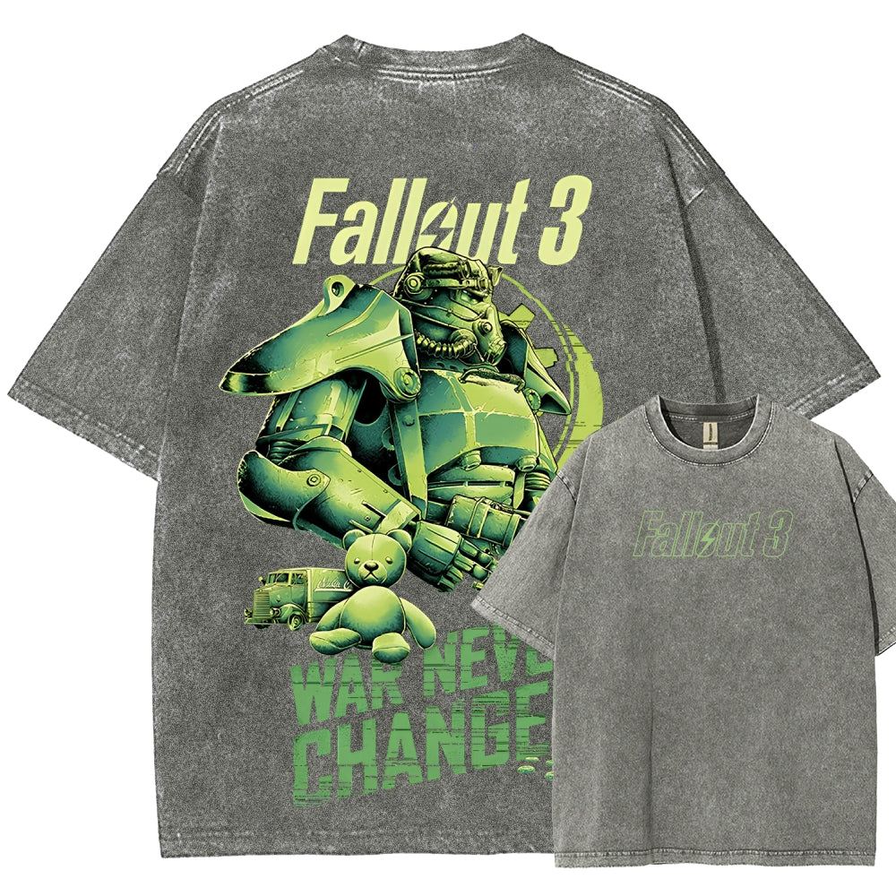 Fallout Unisex Fit Washed T-Shirt 2509007737