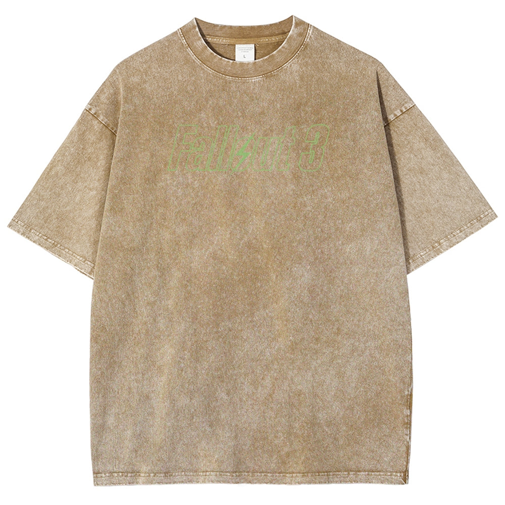 Fallout Unisex Fit Washed T-Shirt 2509007737