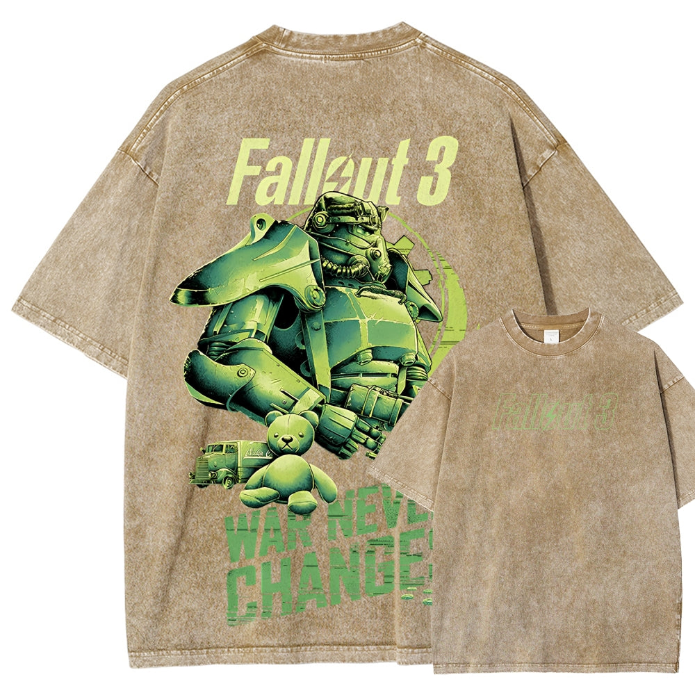 Fallout Unisex Fit Washed T-Shirt 2509007737