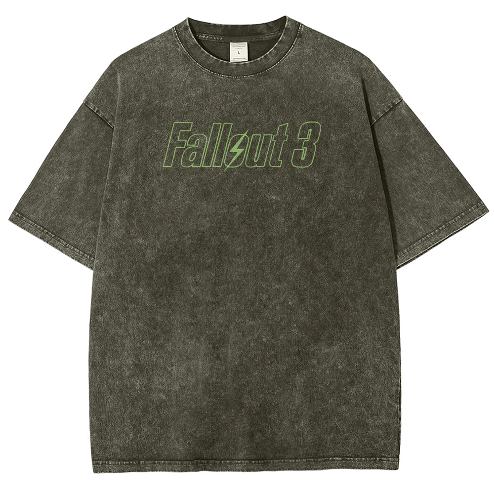 Fallout Unisex Fit Washed T-Shirt 2509007737