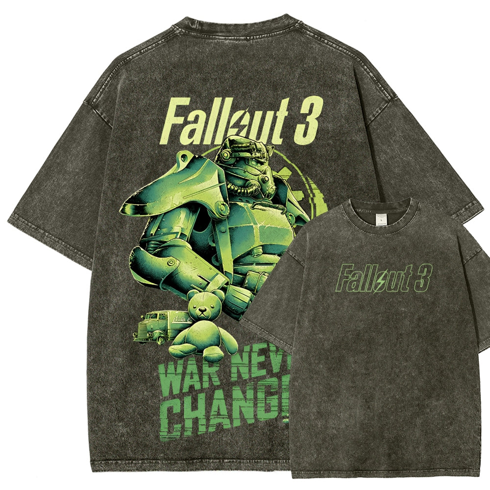 Fallout Unisex Fit Washed T-Shirt 2509007737