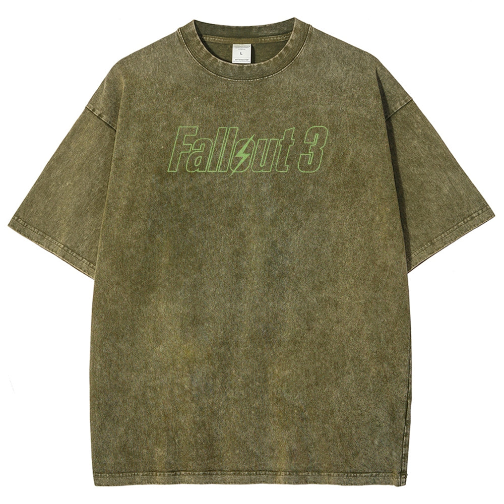 Fallout Unisex Fit Washed T-Shirt 2509007737