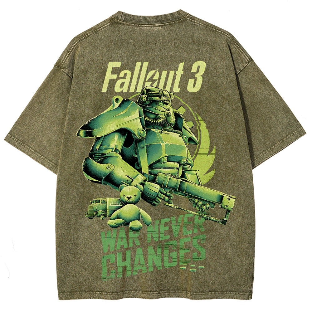 Fallout Unisex Fit Washed T-Shirt 2509007737