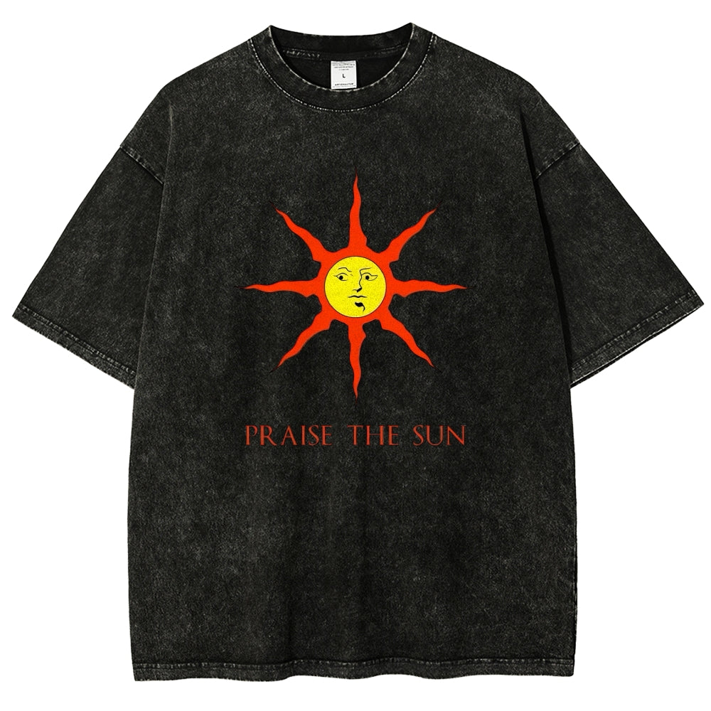 Dark souls Unisex Fit Washed T-Shirt 2509011728