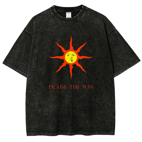 Dark souls Unisex Fit Washed T-Shirt 2509011728