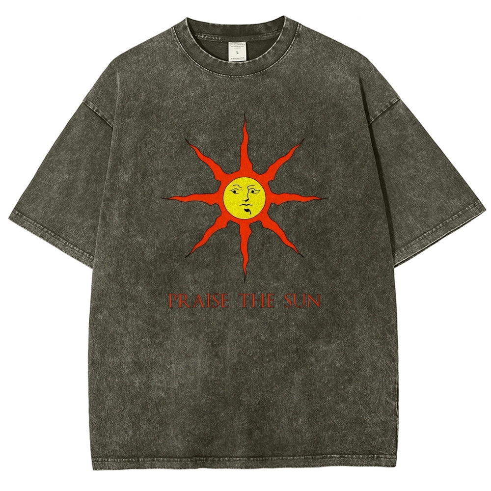 Dark souls Unisex Fit Washed T-Shirt 2509011728