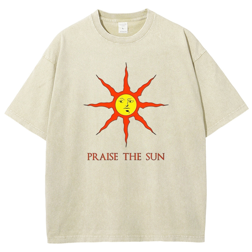 Dark souls Unisex Fit Washed T-Shirt 2509011728