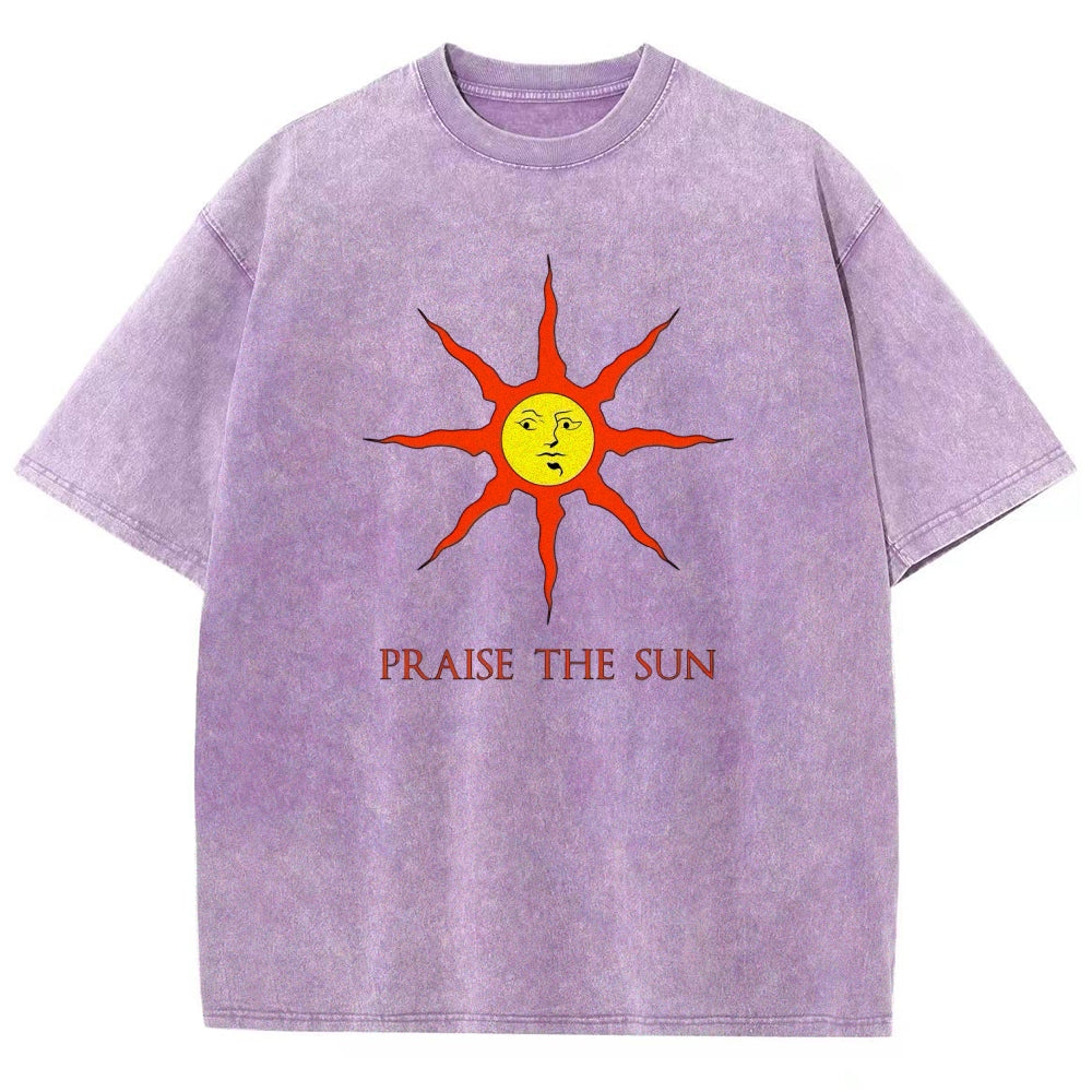 Dark souls Unisex Fit Washed T-Shirt 2509011728