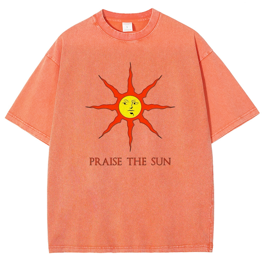 Dark souls Unisex Fit Washed T-Shirt 2509011728