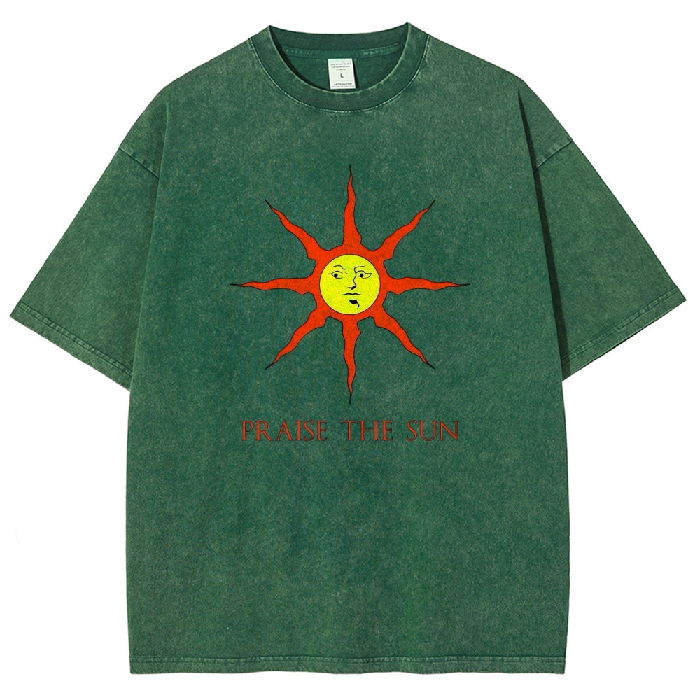 Dark souls Unisex Fit Washed T-Shirt 2509011728