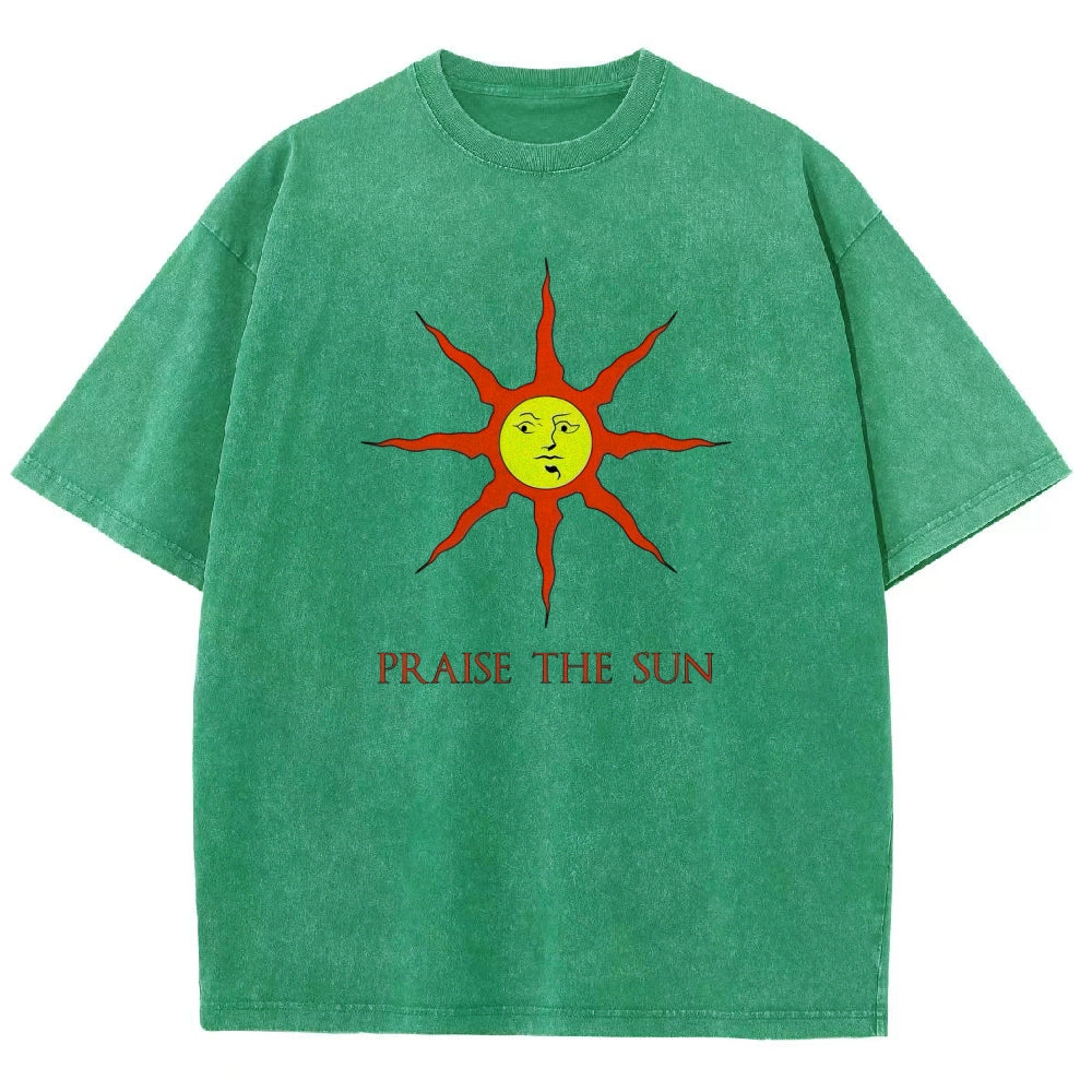 Dark souls Unisex Fit Washed T-Shirt 2509011728