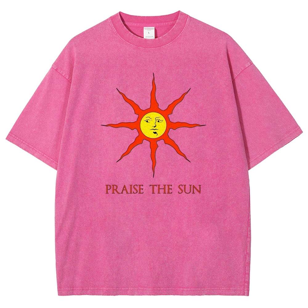 Dark souls Unisex Fit Washed T-Shirt 2509011728