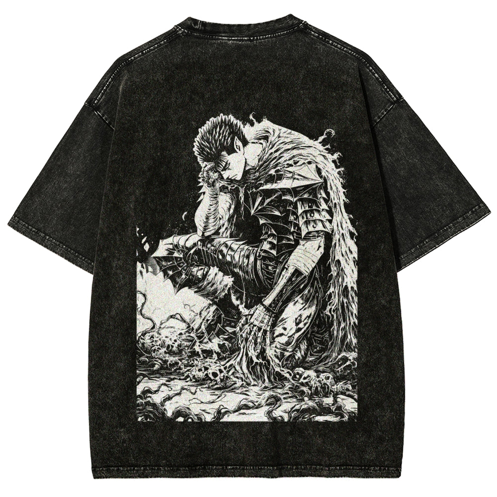 Berserk Unisex Fit Washed T-Shirt 2510000369