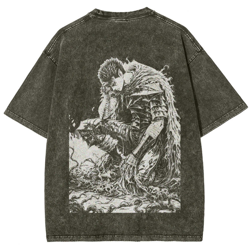 Berserk Unisex Fit Washed T-Shirt 2510000369
