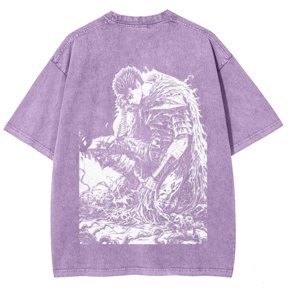 Berserk Unisex Fit Washed T-Shirt 2510000369