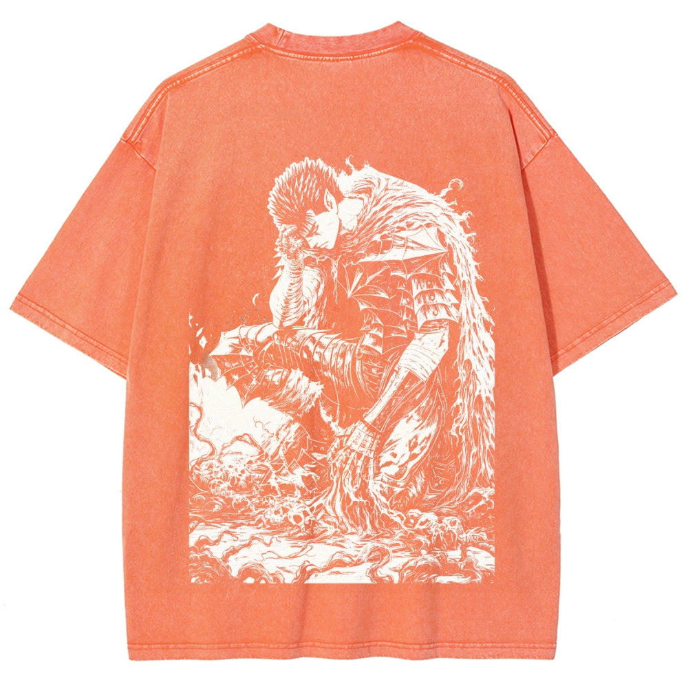 Berserk Unisex Fit Washed T-Shirt 2510000369