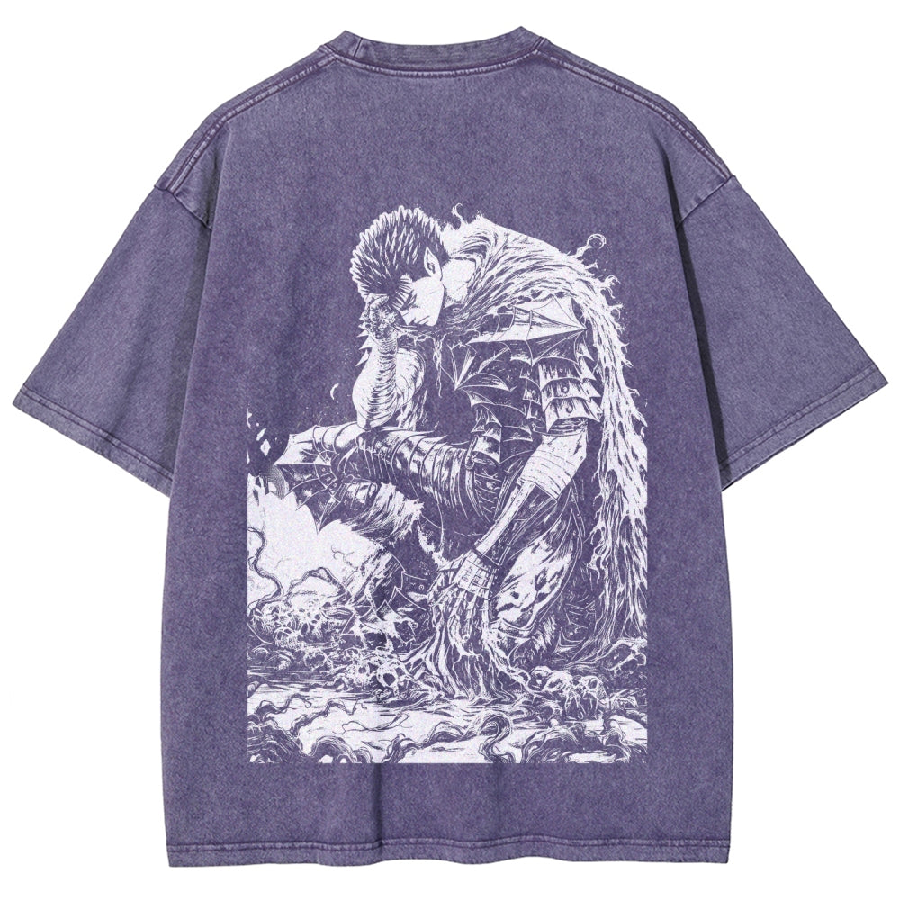 Berserk Unisex Fit Washed T-Shirt 2510000369