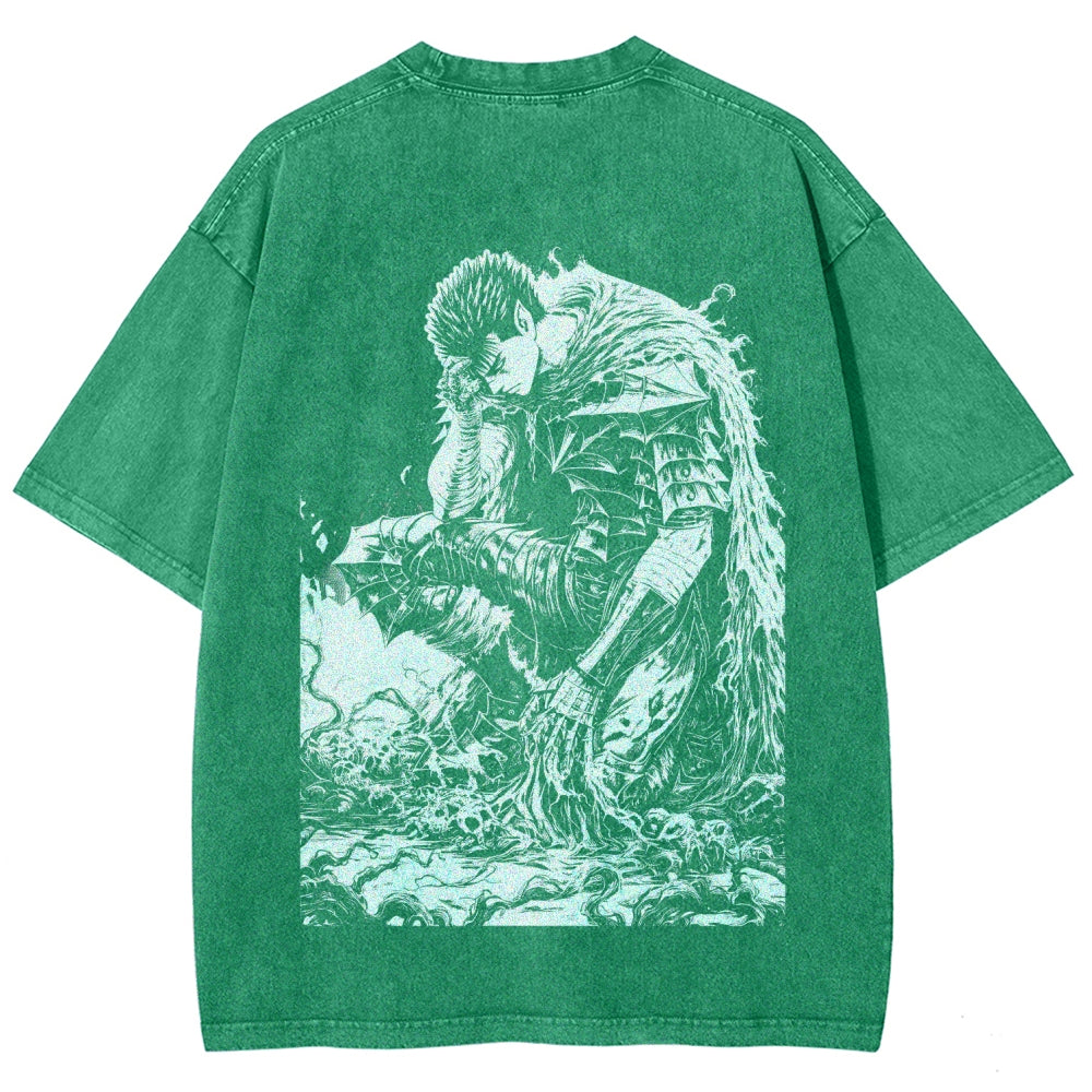 Berserk Unisex Fit Washed T-Shirt 2510000369