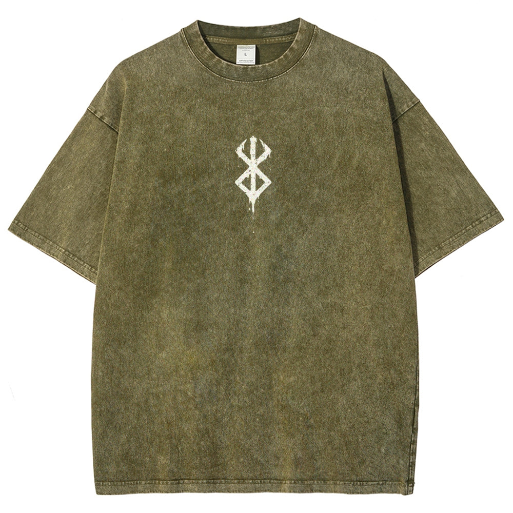 Berserk Unisex Fit Washed T-Shirt 2510000369