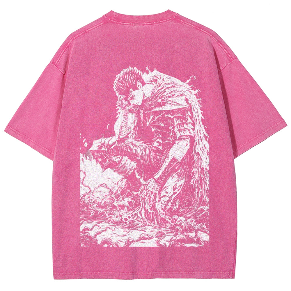 Berserk Unisex Fit Washed T-Shirt 2510000369