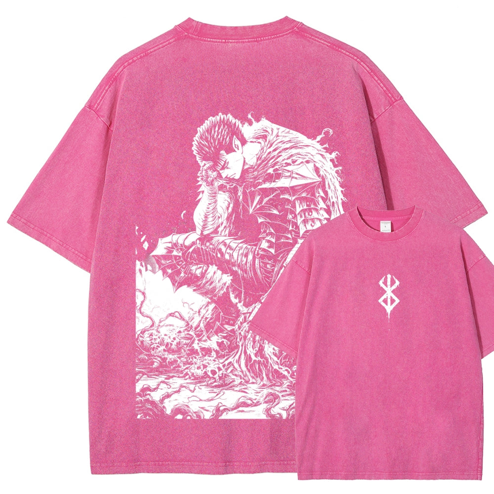 Berserk Unisex Fit Washed T-Shirt 2510000369