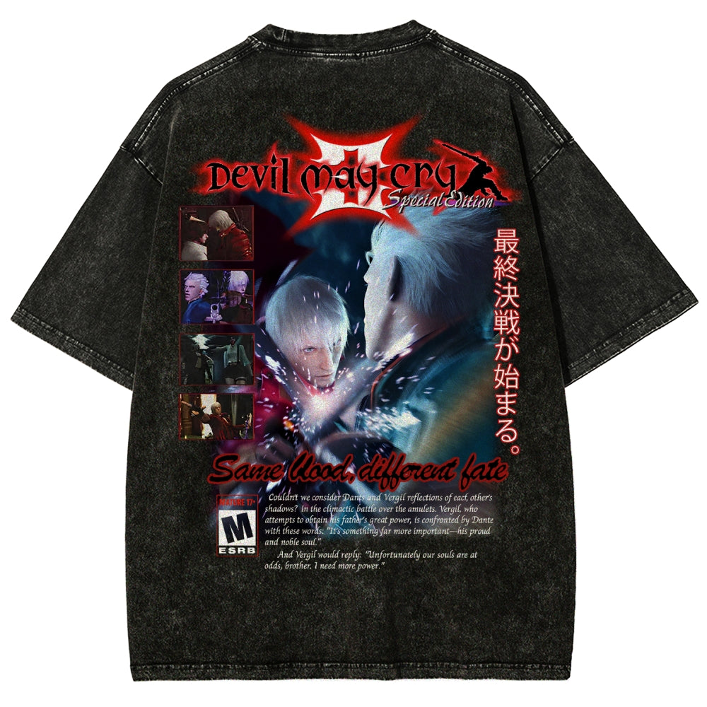Devil May Cry Unisex Fit Washed T-Shirt 2510003870