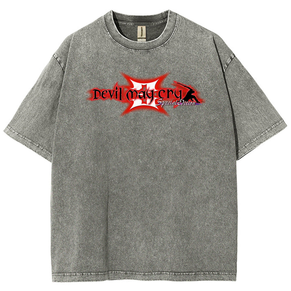 Devil May Cry Unisex Fit Washed T-Shirt 2510003870