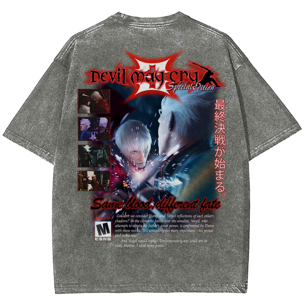 Devil May Cry Unisex Fit Washed T-Shirt 2510003870