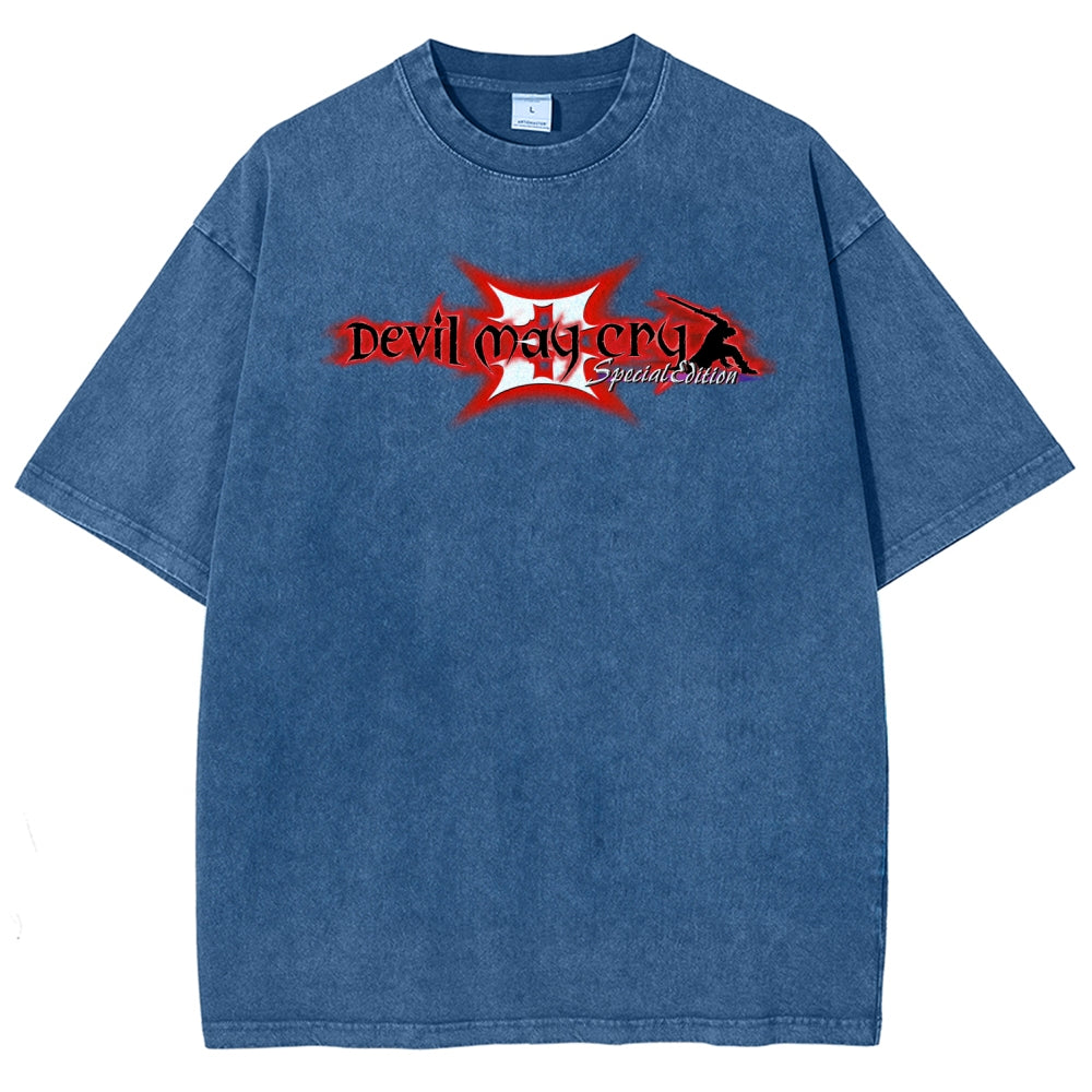 Devil May Cry Unisex Fit Washed T-Shirt 2510003870
