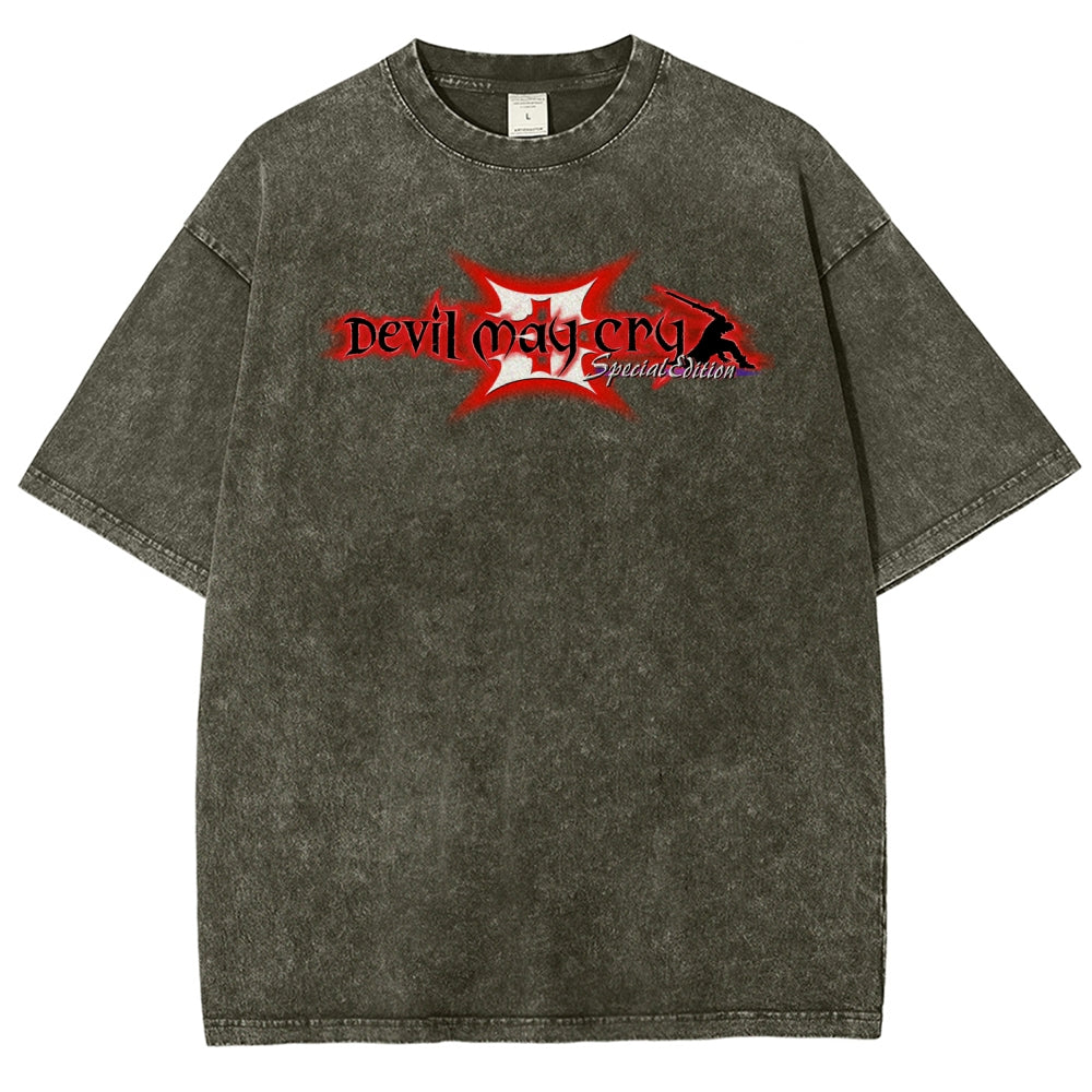 Devil May Cry Unisex Fit Washed T-Shirt 2510003870
