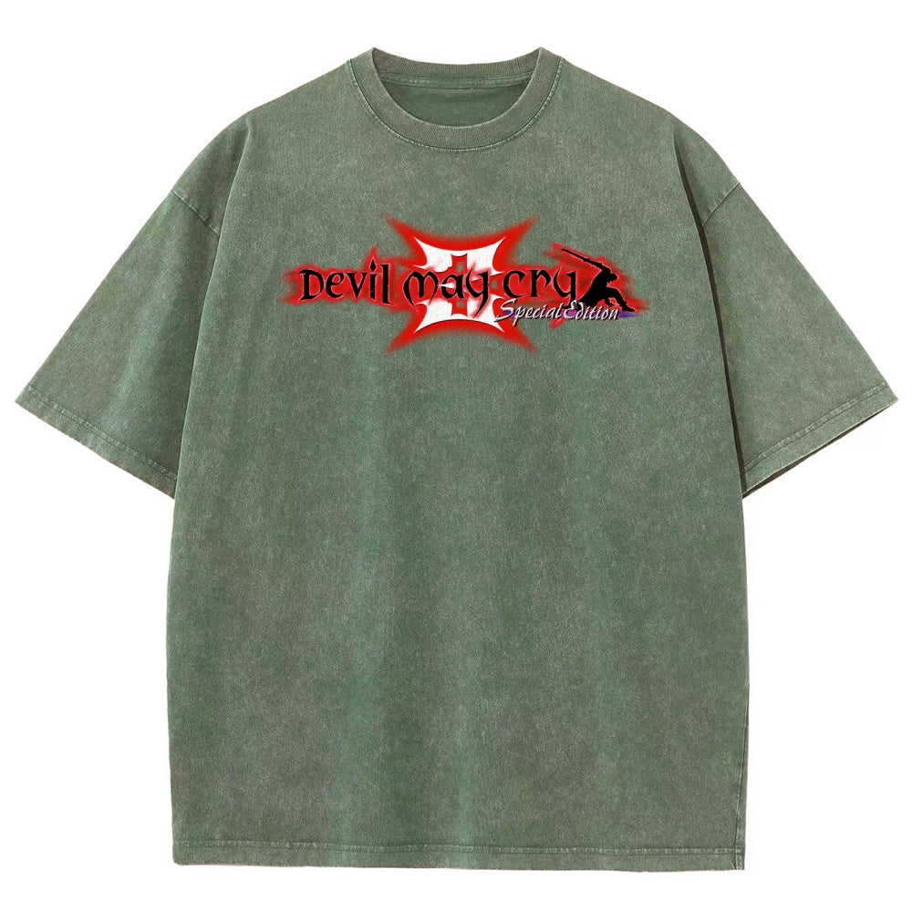 Devil May Cry Unisex Fit Washed T-Shirt 2510003870