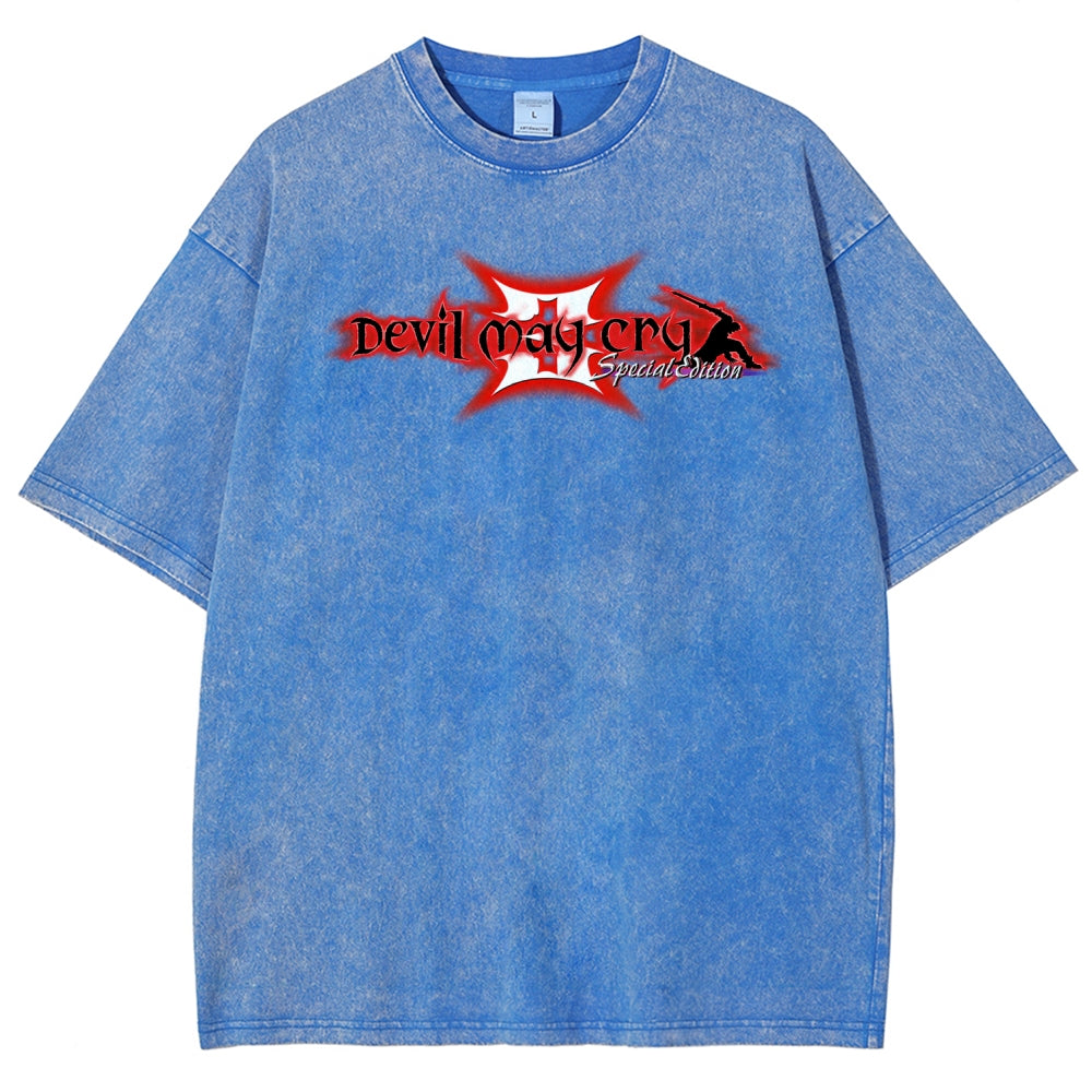 Devil May Cry Unisex Fit Washed T-Shirt 2510003870