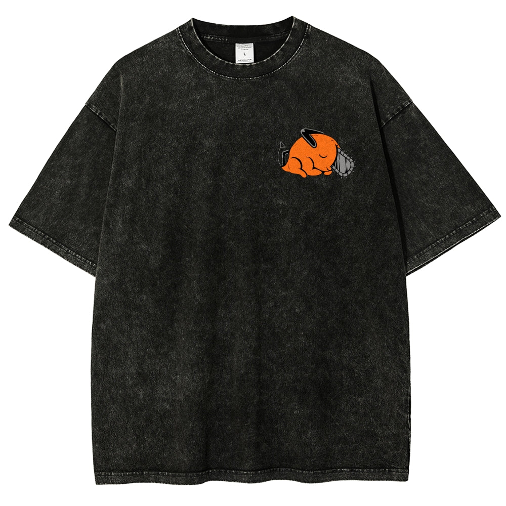 Chainsaw Man Unisex Fit Washed T-Shirt 2510004011