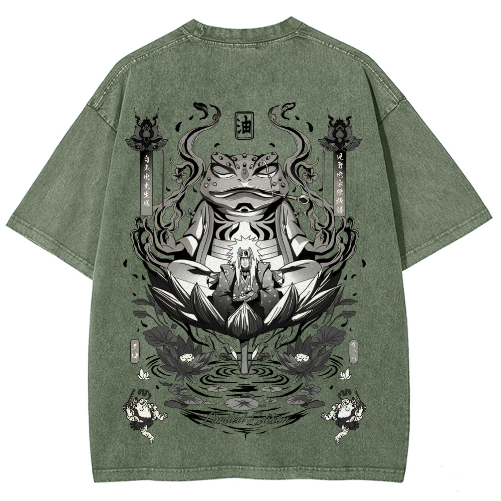 Jiraiya Unisex Fit Washed T-Shirt 2510008383