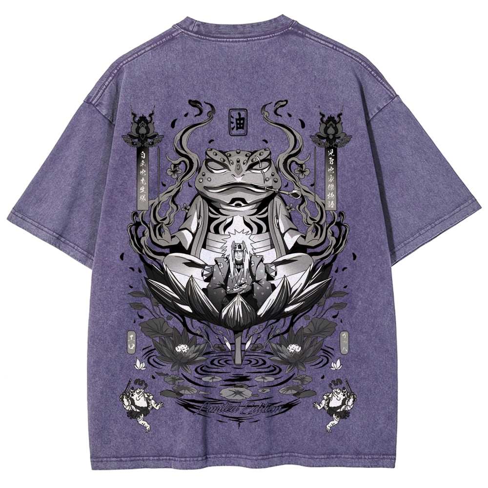 Jiraiya Unisex Fit Washed T-Shirt 2510008383