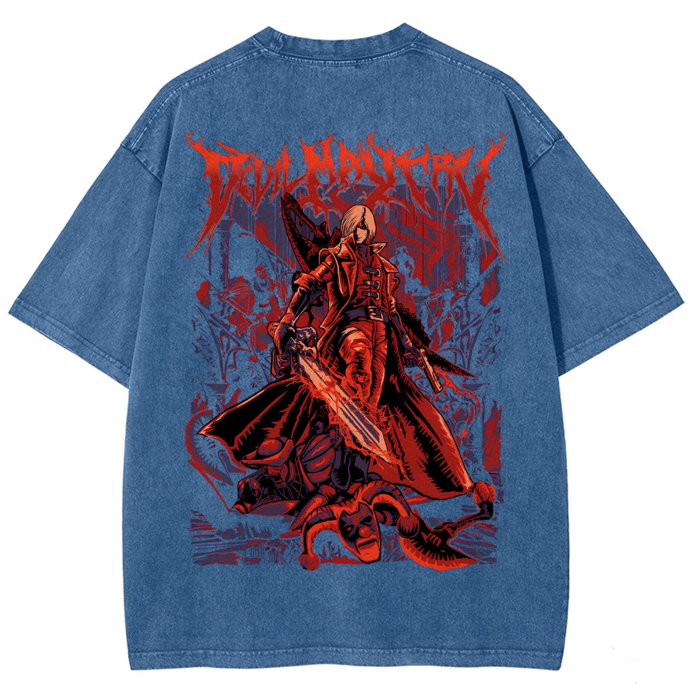 Devil May Cry Unisex Fit Washed T-Shirt 2510009135