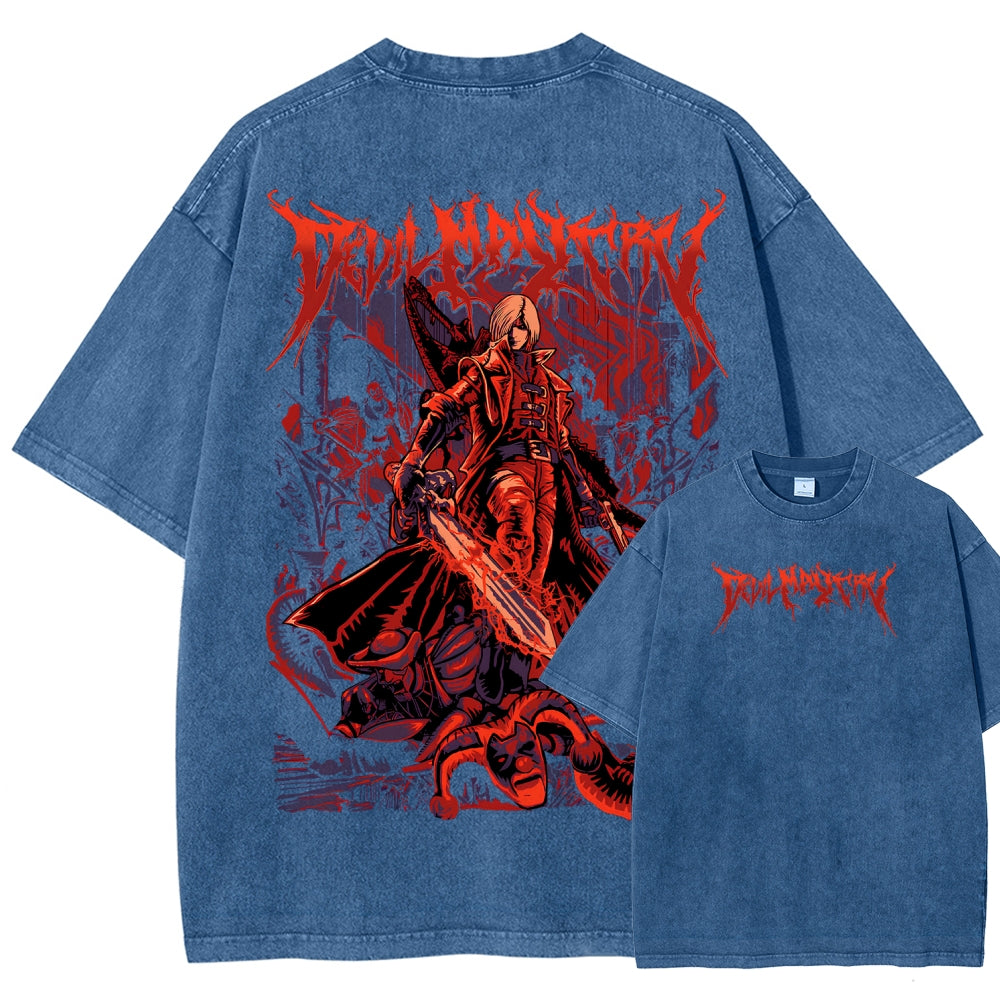Devil May Cry Unisex Fit Washed T-Shirt 2510009135