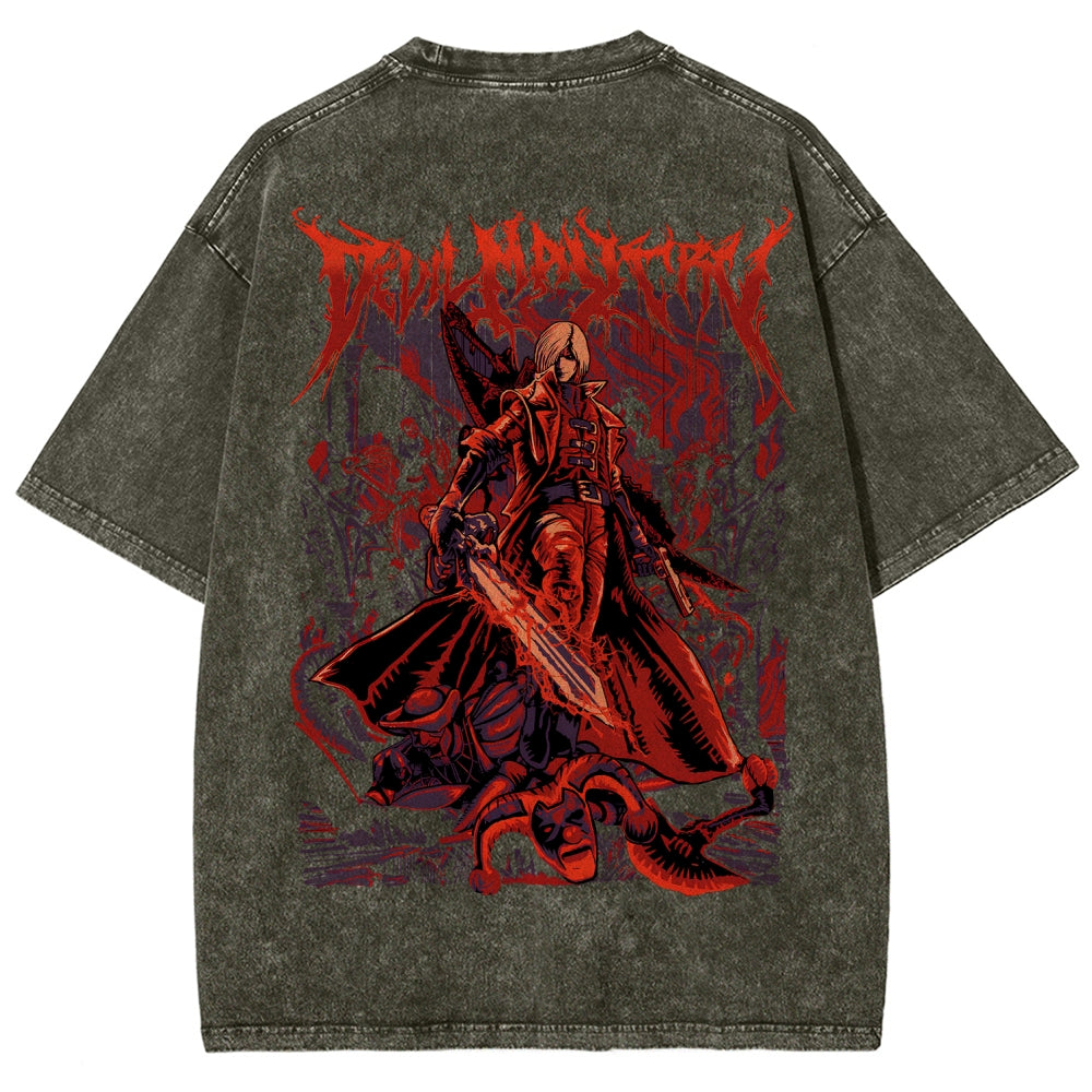 Devil May Cry Unisex Fit Washed T-Shirt 2510009135