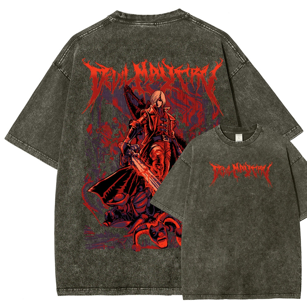 Devil May Cry Unisex Fit Washed T-Shirt 2510009135