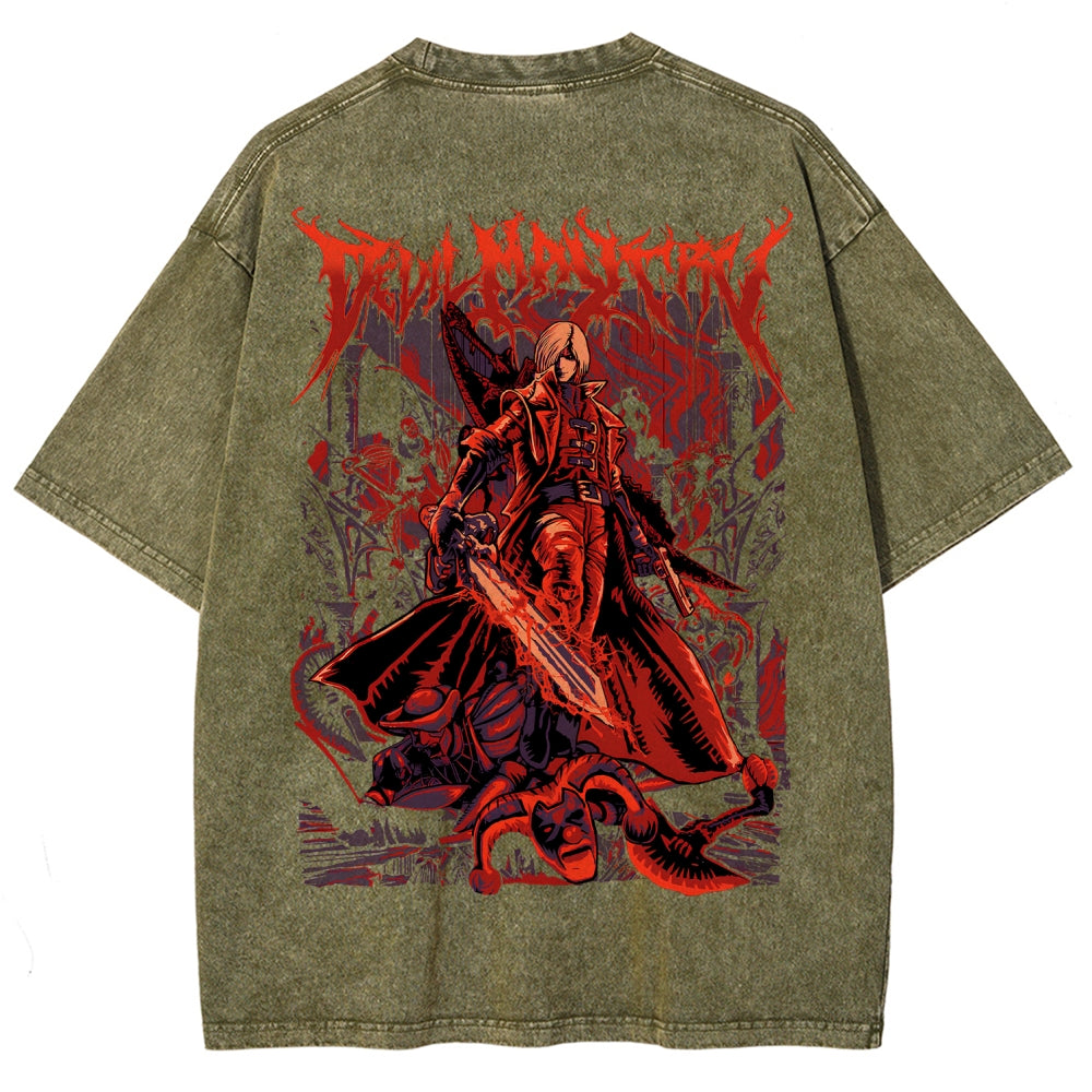 Devil May Cry Unisex Fit Washed T-Shirt 2510009135